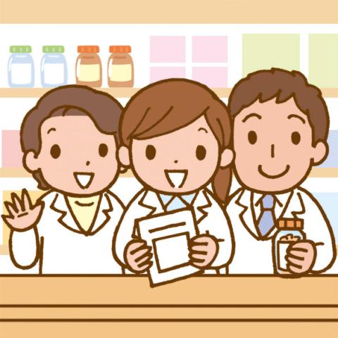 調剤事務／薬剤師　オープニング募集！事前研修あります。週2日〜OK／5月オープン［1］調剤事務（医療事務）
［2］薬剤師