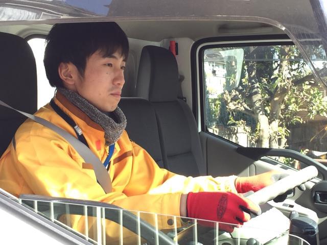 30代男性が中心となって活躍中!基本的に毎週同じご家庭へのお届けです。