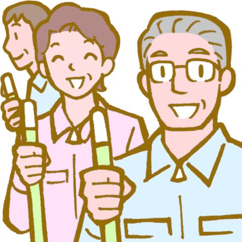 鉄道車両を間近で見ることのできるレアワーク！
男性スタッフ活躍中のお仕事です！！