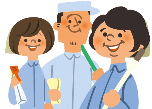 マンション共用部などの日常清掃◎