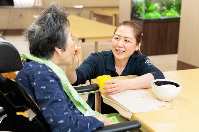 あなたが頑張る時間が、利用者様やご家族の「心強い時間」に。