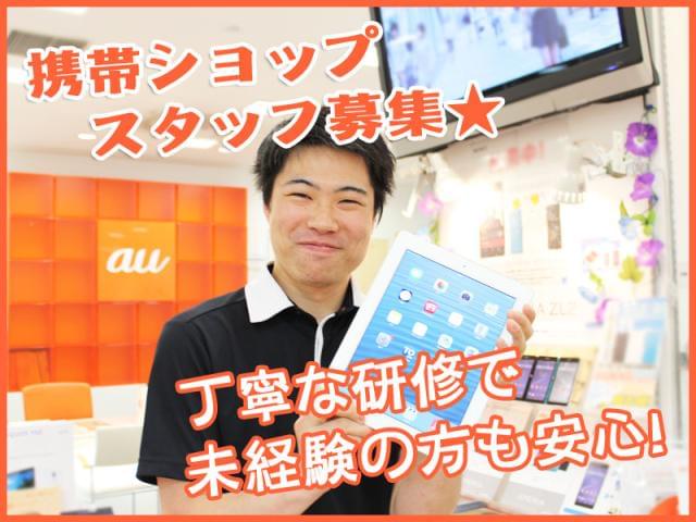 未経験でも安心の研修あり♪

最初は先輩がマンツーマンで研修します！まずは座学で、料金プランなどのお勉強。
その後先輩が接客する横にしばらくついてもらいます。接客マナーも自然に身につきますよ◎