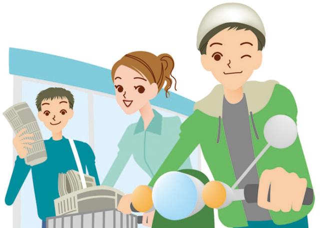 神戸市垂水区【朝刊の新聞配達・仕分けなど】要原付免許/幅広い世代の男女活躍中/希望シフト考慮!朝刊配達(荷受・折込業務含む)