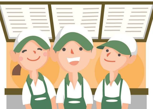 フリーターの方や学生さんなど、20~50代の幅広い年齢層の方が活躍しているお店です!