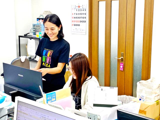 禁煙のオフィスです!Wi-Fi完備!
当社の円滑な運営を支える事務ワークに挑戦しませんか?