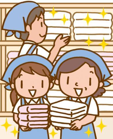 患者様が気持ちよく快適に過ごしてもらうためのお仕事！一緒にキレイな寝具・シーツを届けましょう♪