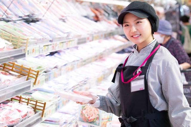 【お寿司・お肉】◆交通費支給！◆未経験OK！◆車通勤OK！◆イオンは待遇・福利厚生が充実しています！総合スーパーでのお寿司・お肉売場スタッフ