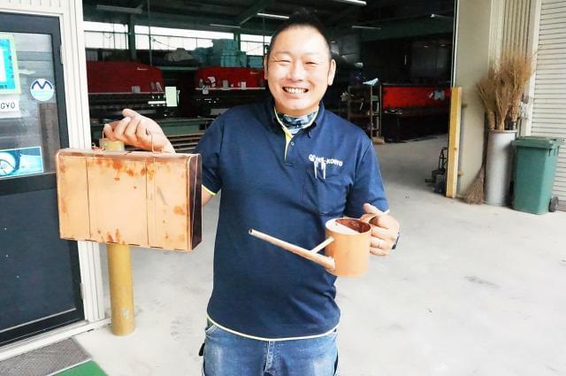 社長やスタッフよりメッセージ（写真は笹島代表）