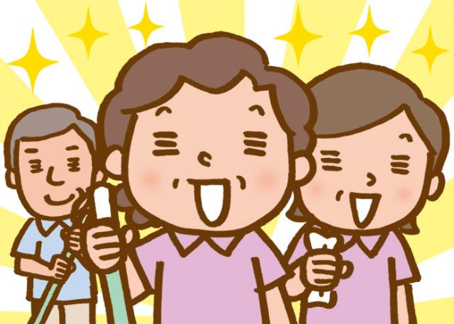 事前研修ありで未経験でも安心。
シニア活躍中！午前中3時間だけの清掃ワークで健康維持に◎