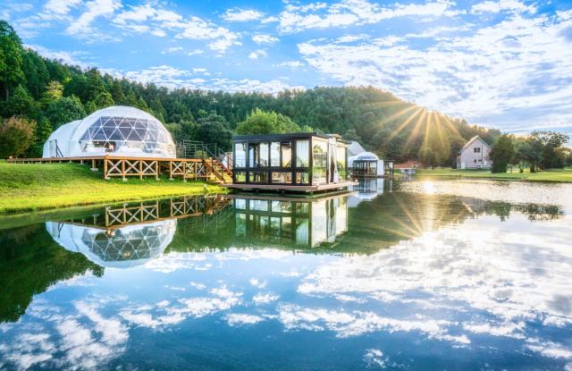 ［米原市］≪グランピング施設（グランエレメント）の清掃≫マイカー通勤可、初心者大歓迎人気のおしゃれなグランピング施設（グランエレメント）の客室清掃・ベッドメイキング