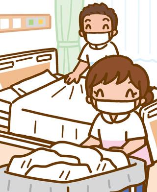 明るい笑顔や丁寧な対応を心がけ、
患者さまに安心をお届けしましょう。