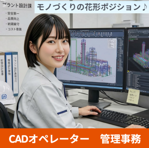 CADオペレーター　管理事務CADオペレーター　管理事務