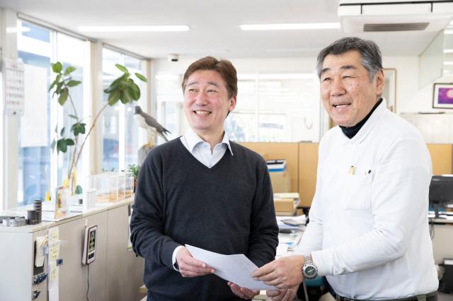 【営業／入社後の流れ】
 「できるようになった分だけ、任せる」それが、安田金属の育て方です。