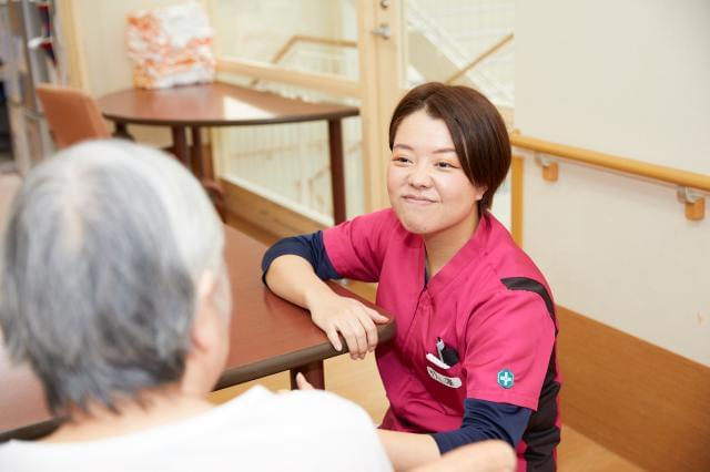自然豊かで設備も充実! 天然温泉&露天風呂付きの施設です。
職場見学も随時受け付けています。