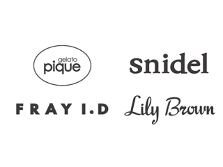 gelato　pique／snidel／FRAY　I．D／Lily　Brown