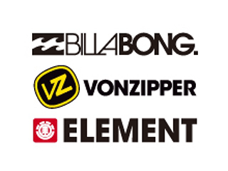 BILLABONG／VONZIPPER／ELEMENT