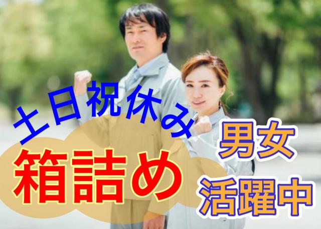 《有田郡》カンタン軽作業！時給1100円の工場ワーク／完全土日祝休み商品を容器へ入れたり箱詰めする作業