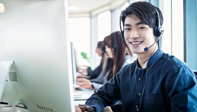発信のみのコールセンター業務◆未経験歓迎◆服装・髪型自由&ネイル・ピアス・髭OK◆勤務時間相談OKコールセンタースタッフ