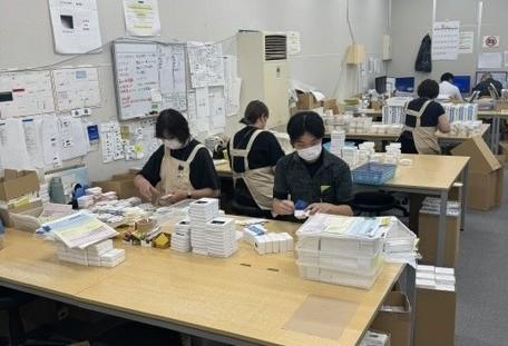 仕事はとっても簡単!
1週間も勤務頂ければ覚えられますよ!