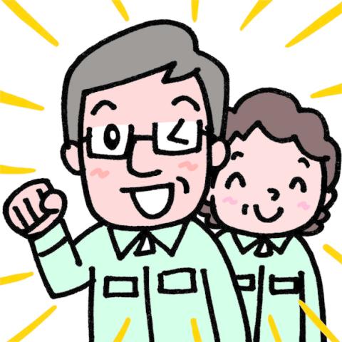 現場では男性スタッフが中心となって活躍中！
幅広い年代のスタッフが在籍しています！