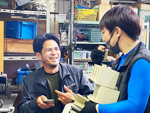 競合が少ない、オンリーワンの強みで業績好調！！
お客様お一人おひとりのニーズに応えられるお仕事です。