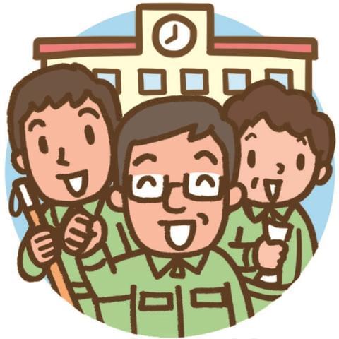 【香取市小見川地区／公立高校校舎内外清掃業務】未経験者歓迎　土日祝お休み　直行直帰OK　扶養内勤務可公立高校校舎内外清掃業務