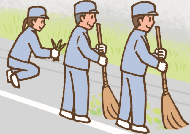作業はとっても簡単なので初めての方でもご安心を！
キレイな街づくりのため、一緒に頑張りましょう◎