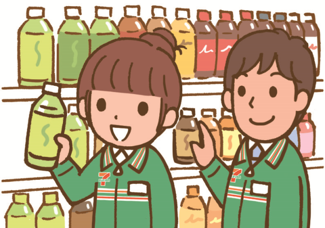 新商品が続々登場するコンビニでのお仕事だから、いつも新鮮な気持ちで働けますよ◎