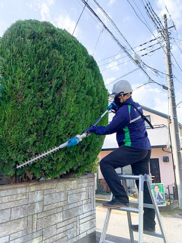 ＜庭木剪定・伐採委託スタッフ＞曜日・日数の相談OK！　完全出来高制／車通勤OK／未経験歓迎家事代行サービス（庭木剪定・伐採委託スタッフ）