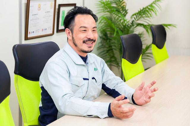 年齢や役職の壁がない、和やかな職場♪
協調性を大切に、ワンチームで仕事をしています。