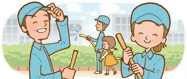 日常清掃スタッフ募集！車通勤OK！土日祝はお休みです！未経験者歓迎日常清掃スタッフ