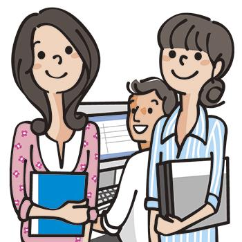 駅チカ通勤便利♪
女性が活躍している職場です。