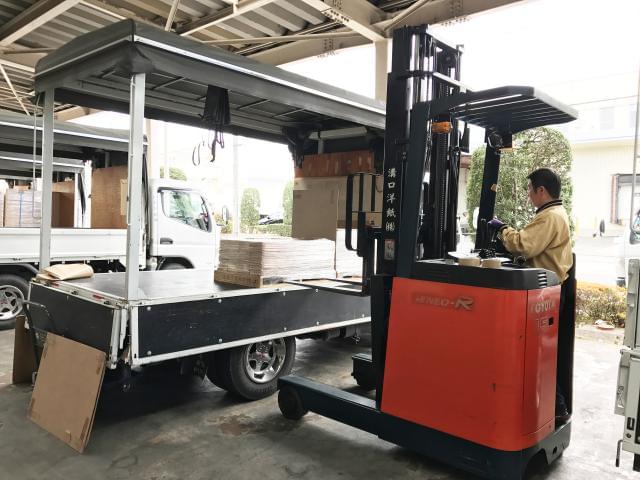 自社製品の配送・製造・管理のお仕事だから業務内容は安定しています！