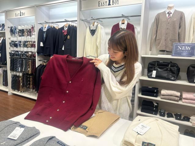 イーストボーイにて接客販売スタッフ募集！未経験の方も大歓迎♪週3日〜勤務日数相談可能です◎アパレル販売スタッフ