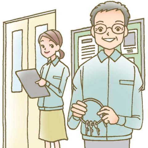 シンプルワーク＆規則的シフトで長期安定勤務が可能！　未経験から始めやすいお仕事です！ビル管理員