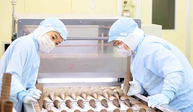 食品を扱う工場なので衛生管理も万全！
キレイ好きなあなたにもピッタリですよ◎