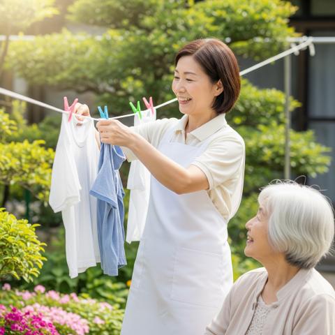 ダスキンでご高齢者宅での身のまわりの介助や家事お手伝い募集！★30〜60代女性活躍中！★ご高齢者宅での家事業務