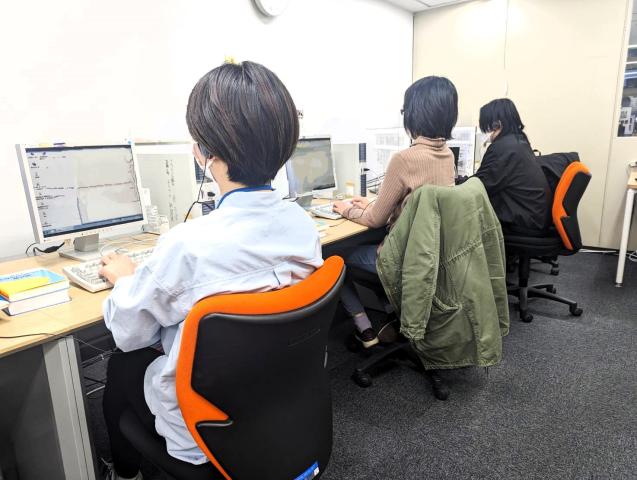研修制度が充実しているから、
しっかりとスキルアップできる環境が整っています。