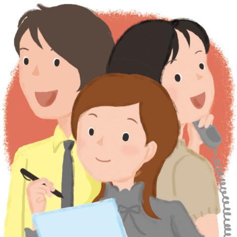 20代〜40代男女活躍中。
おおらかなメンバーが多く、自由度の高い職場です♪