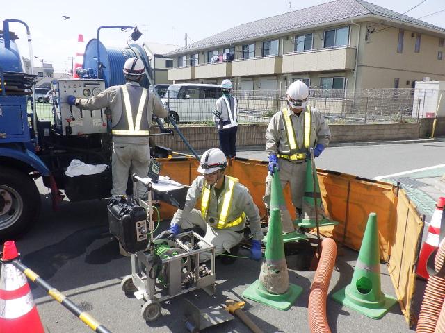 横浜市下水道協同組合に加入する安定企業。70歳までの再雇用制度があり将来も長く安心して活躍できます。