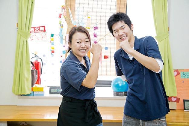 利用者様に笑顔を届けましょう♪明るい雰囲気でオシゴトしています!