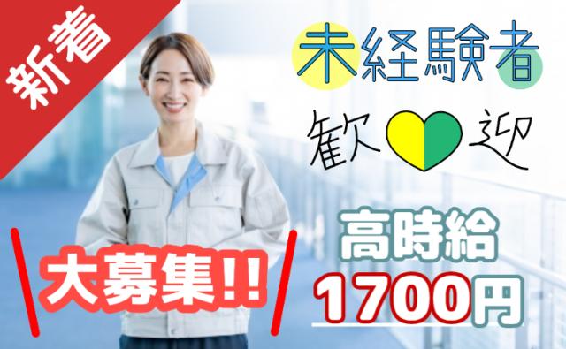 ＜超人気＞時給1700円・大量募集/３月スタート/集まり次第受付終了/2か月の短期短期軽作業ワークデータ入力・仕分け・検査/短期