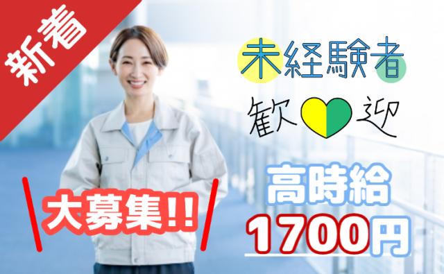 ＜超人気＞時給1700円・大量募集/4月スタート/集まり次第受付終了/2か月の短期軽作業ワークデータ入力・仕分け・検査