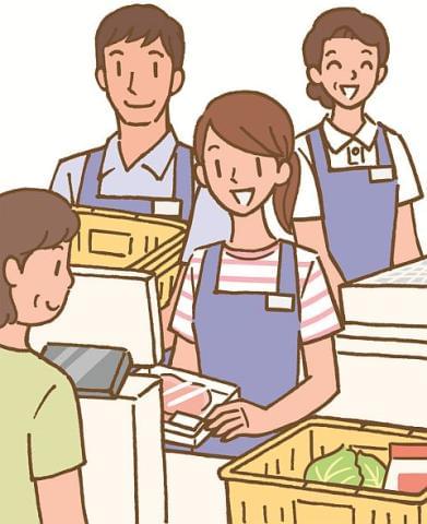 毎日の生活を支えるスーパーでのお仕事です。