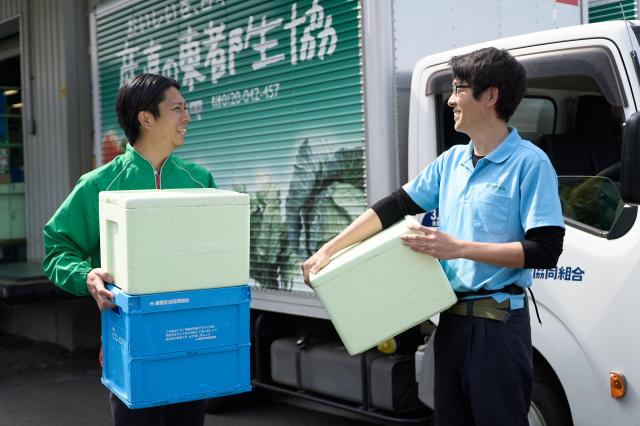 免許を取ってすぐ入社した先輩も、今では一人前のドライバーに