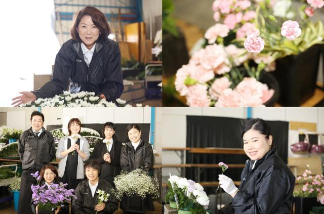 1日5h〜OK!セレモニーやイベント、お祝いなどの生花の制作と、その配達のお仕事。お花を通して人に喜ばれるお仕事です♪
