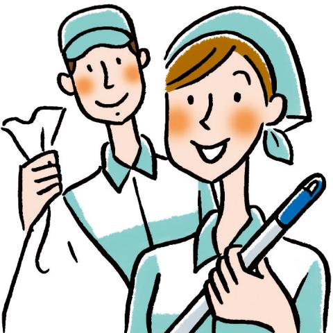 制服貸与あり！
私服が汚れない点も嬉しいポイントです。