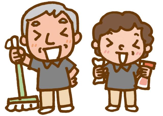 清掃ワークが初めての方も大歓迎！
丁寧な研修があるため安心してスタートできます◎