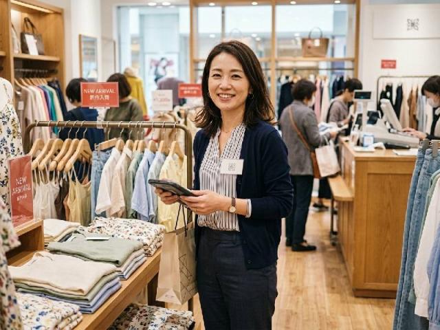 【急募！】苫小牧エリアのショッピングモールで婦人服販売のお仕事！販売経験者も未経験者も歓迎！婦人ファッション販売スタッフ