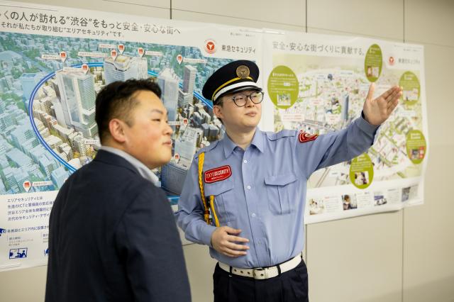 「警備員で終わらないキャリア」を描けることも、東急グループならではの魅力です。